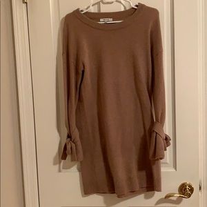 Madewell Sweater Dress with wrist bows